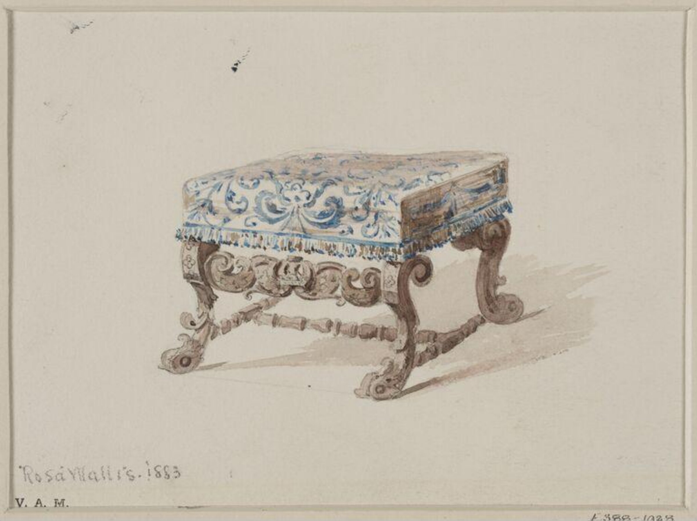 Drawing, Rosa Wallis, 1883