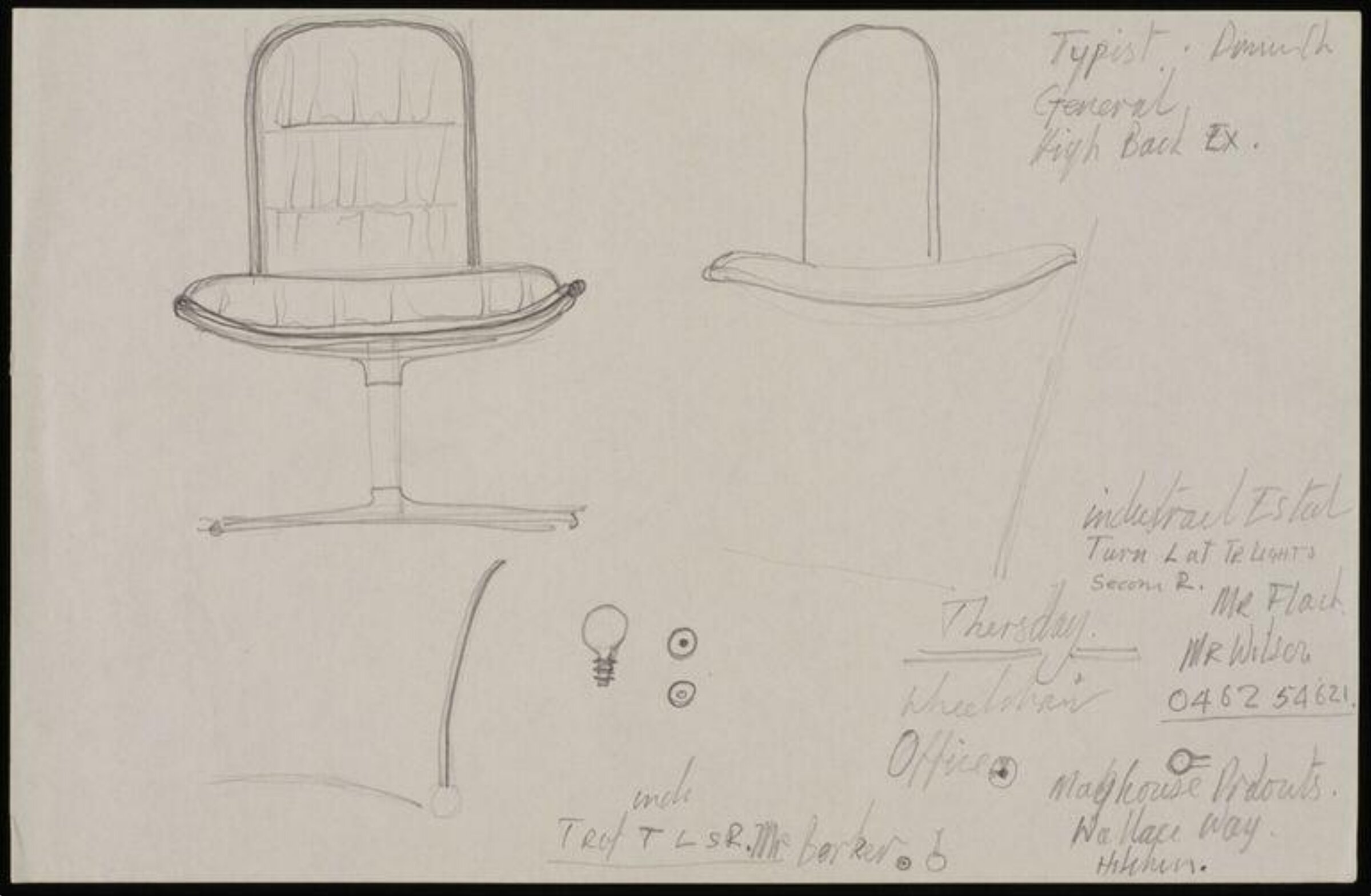 Prototypes for Hille International, Fred Scott, 1976-1980