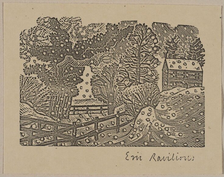 Eric Ravilious Snow Scene Winter Snow | Ravilious, Eric | V&A Explore The Collections