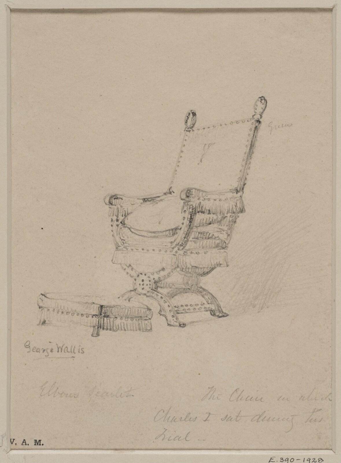 Drawing, George Wallis, 19th century