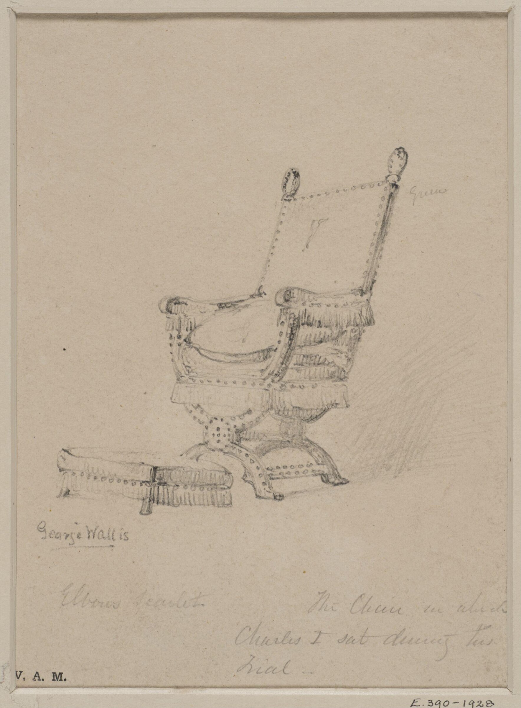 Drawing, George Wallis, 19th century