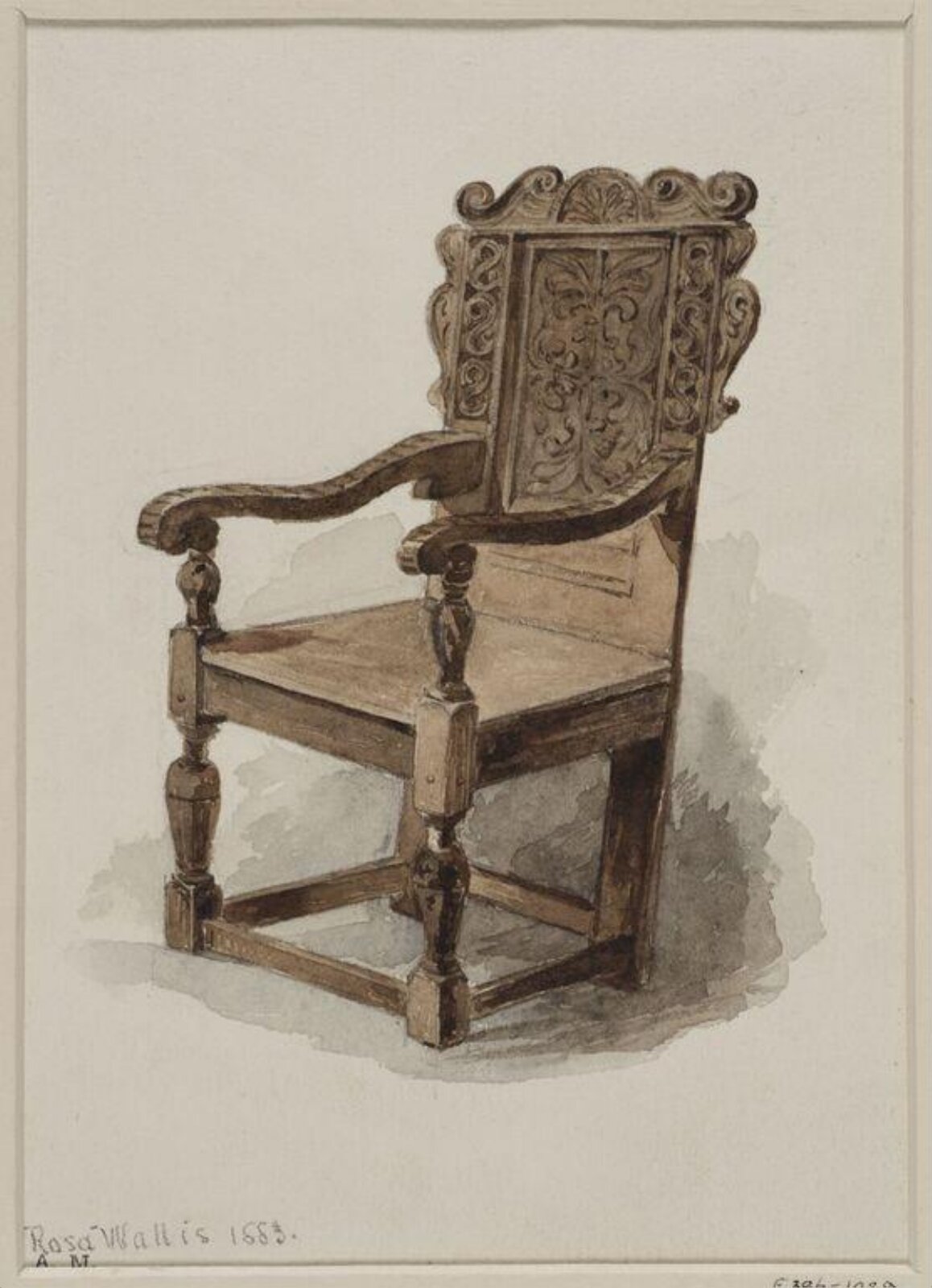 Drawing, Rosa Wallis, 1883