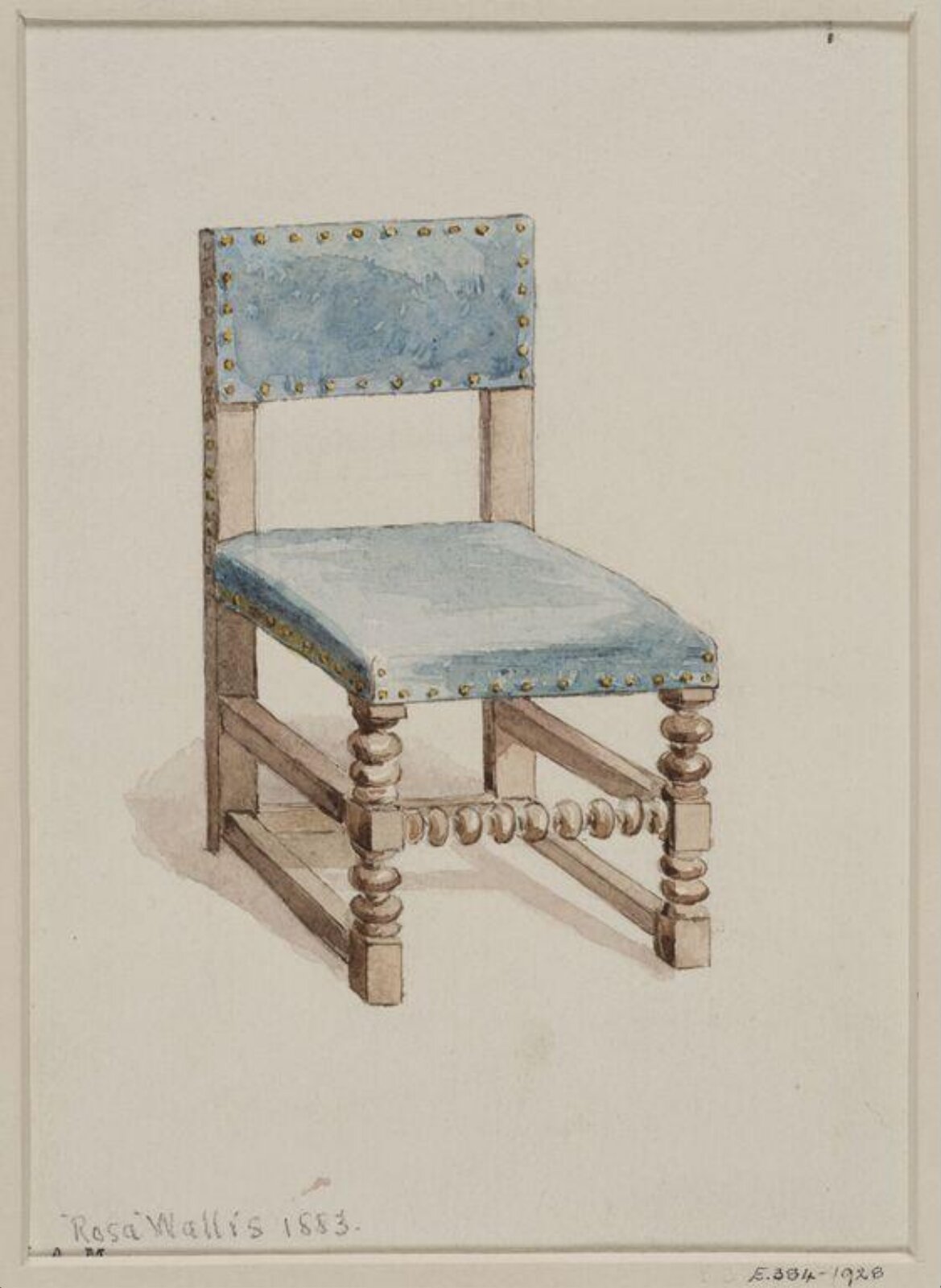 Drawing, Rosa Wallis, 1883