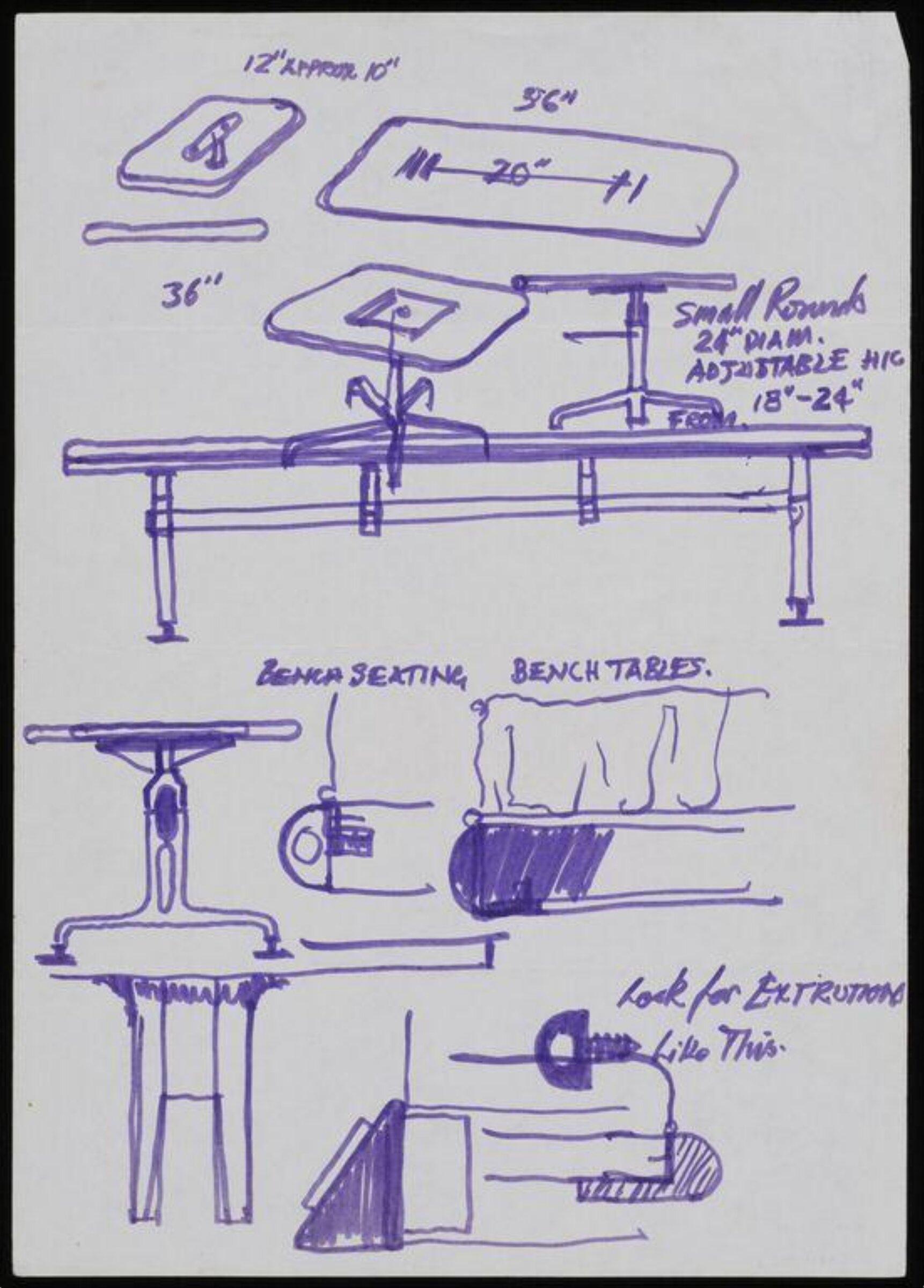 Prototypes for Hille International, Fred Scott, 1976-1980