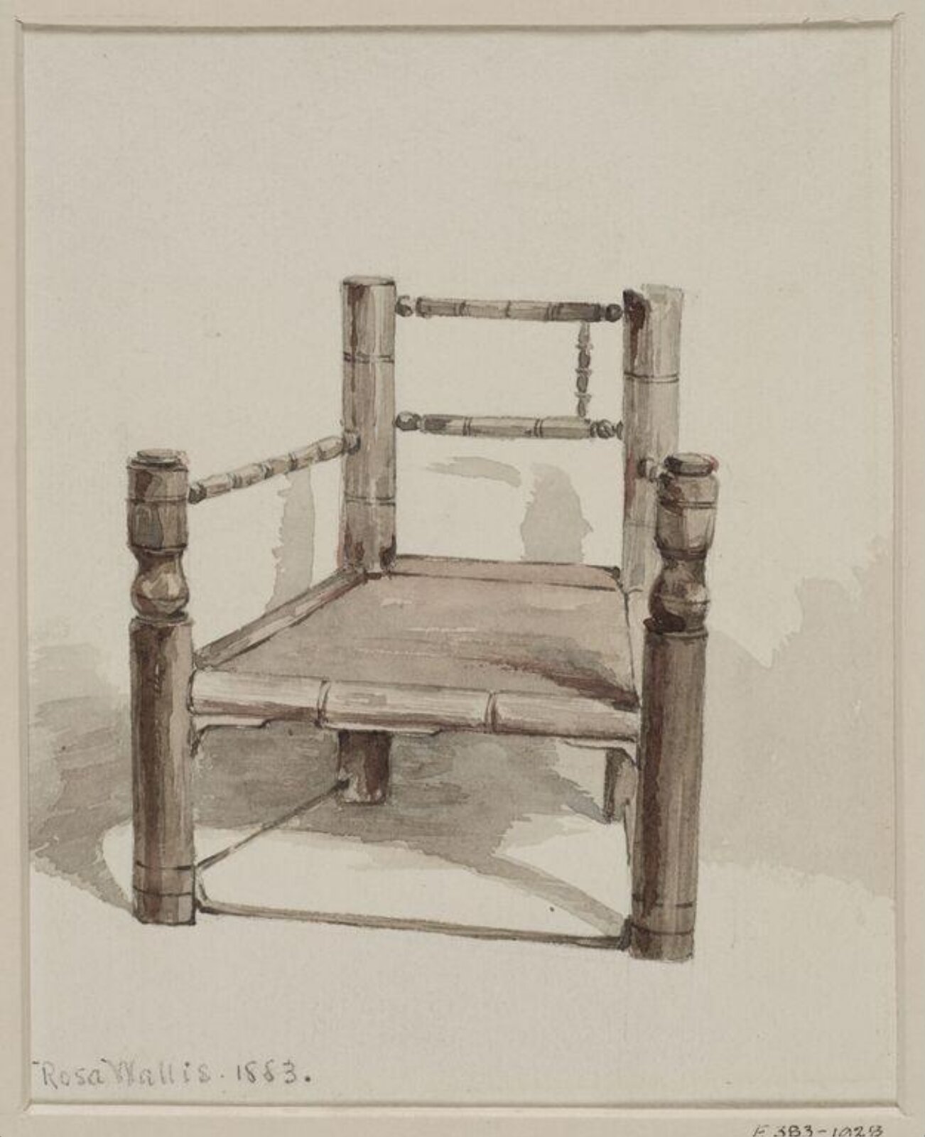 Drawing, Rosa Wallis, 1883