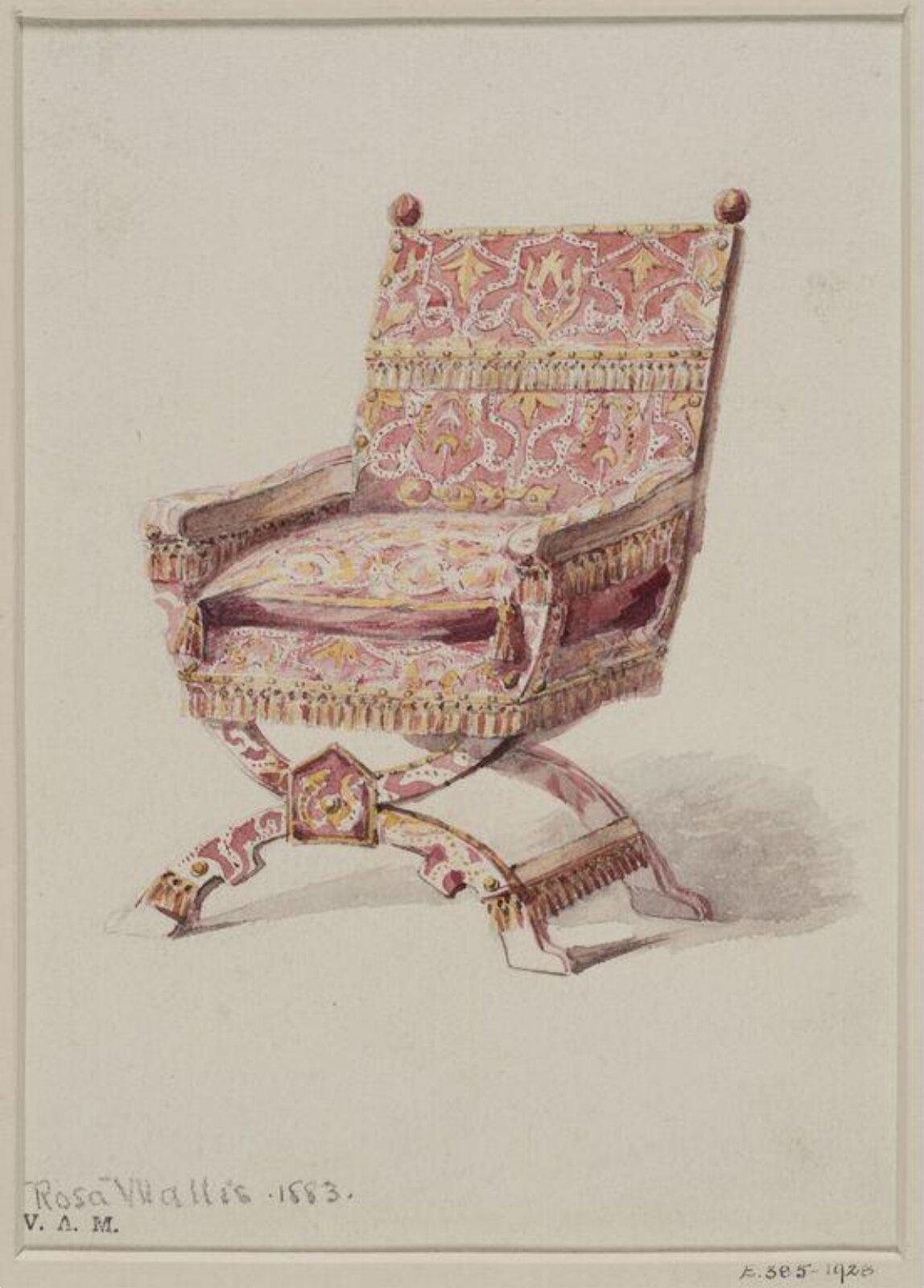 Drawing, Rosa Wallis, 1883