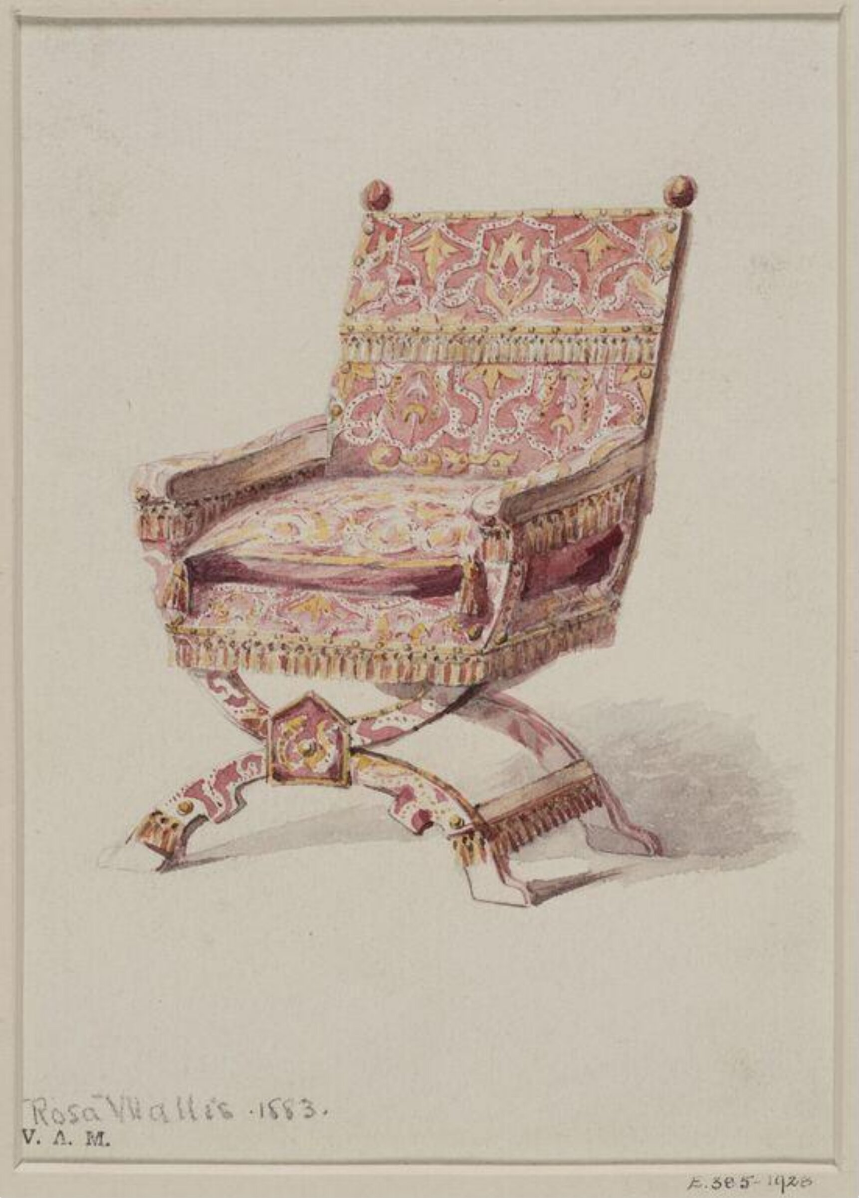 Drawing, Rosa Wallis, 1883