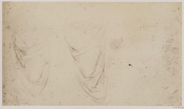 Study for the drapery of Homer for the fresco of Parnassus in the Vatican top image