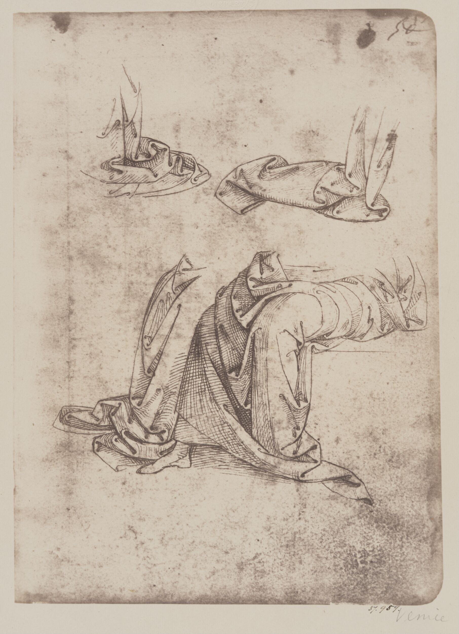Studies of drapery