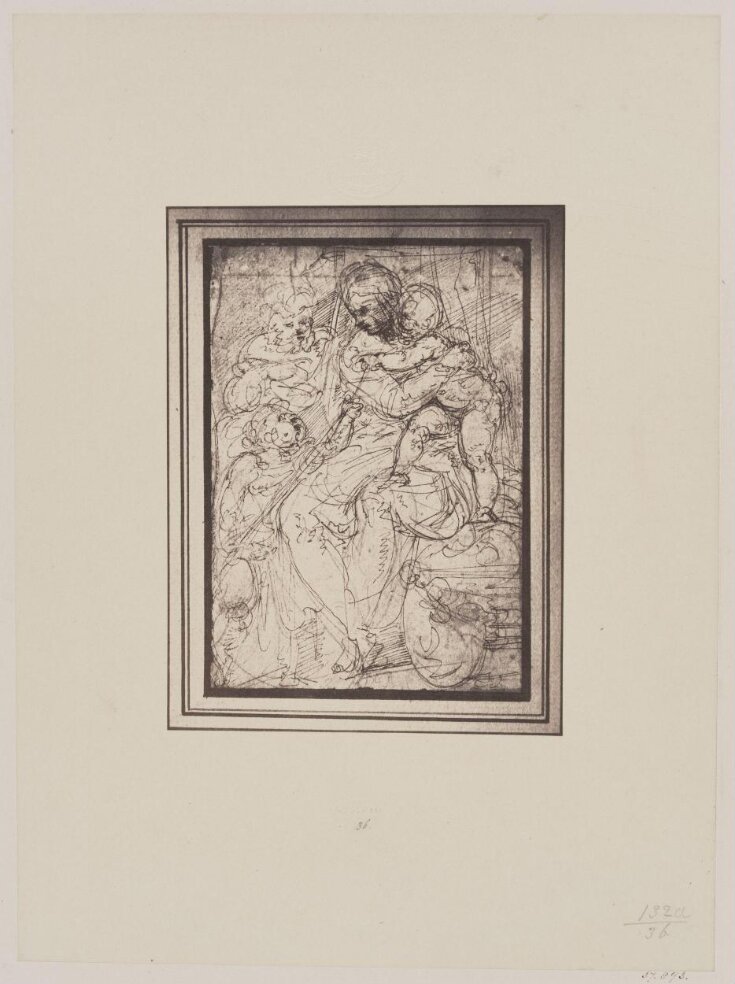 The Holy Family with the Infant St. John image