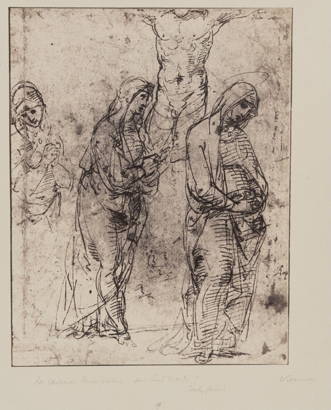 Fratelli Alinari, The holy women at the foot of the cross
