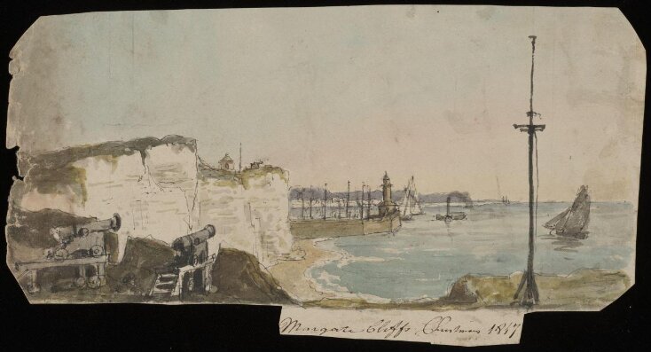 Margate Cliffs. Christmas 1847 top image