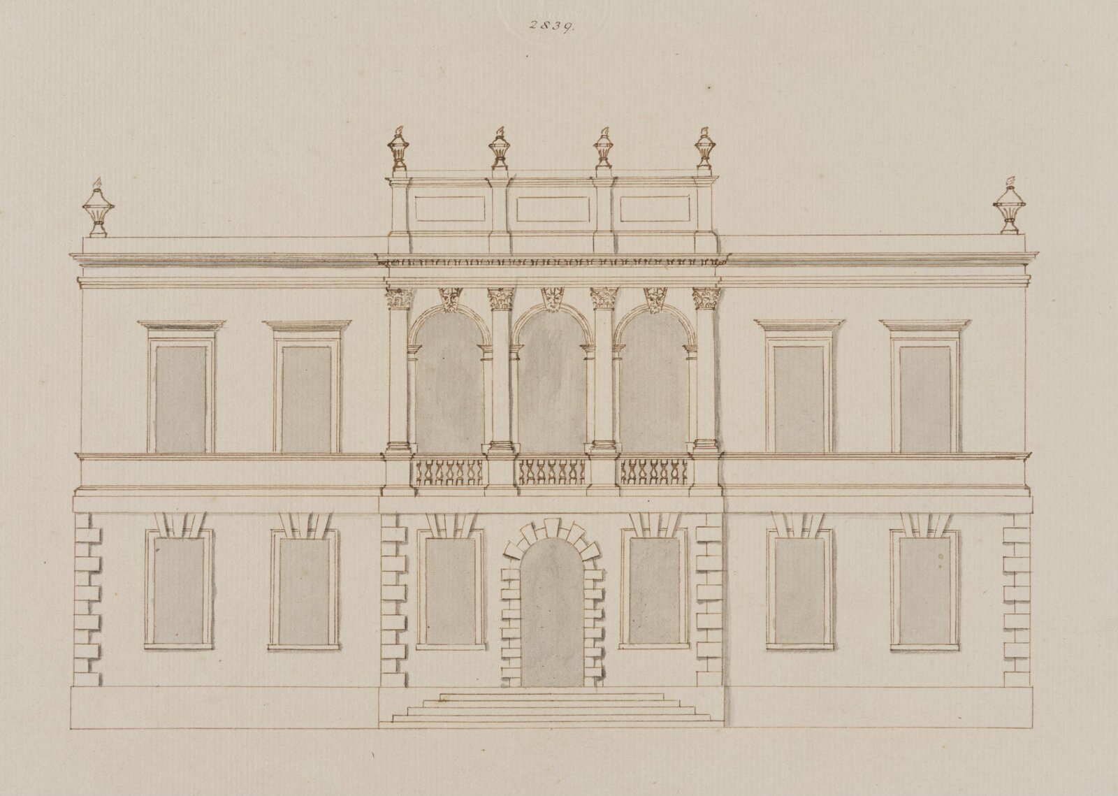 Drawing, William Chambers, c. 18th century