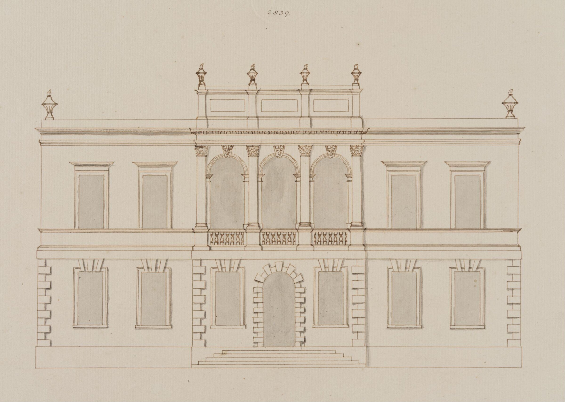 Drawing, William Chambers, c. 18th century