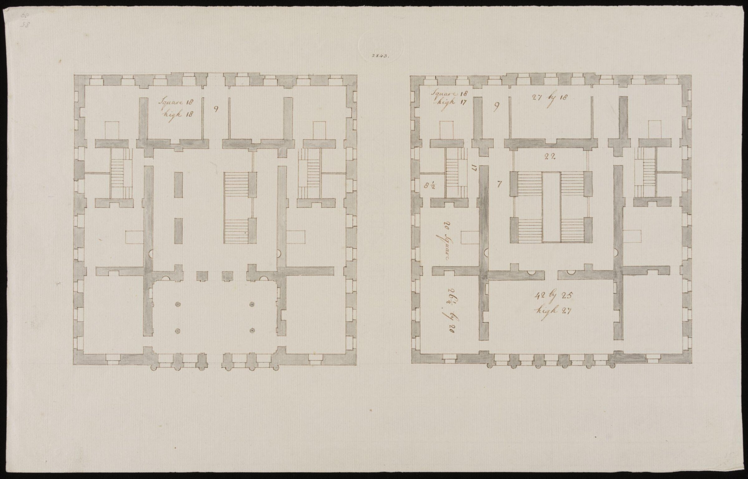 Drawing, William Chambers, c. 18th century