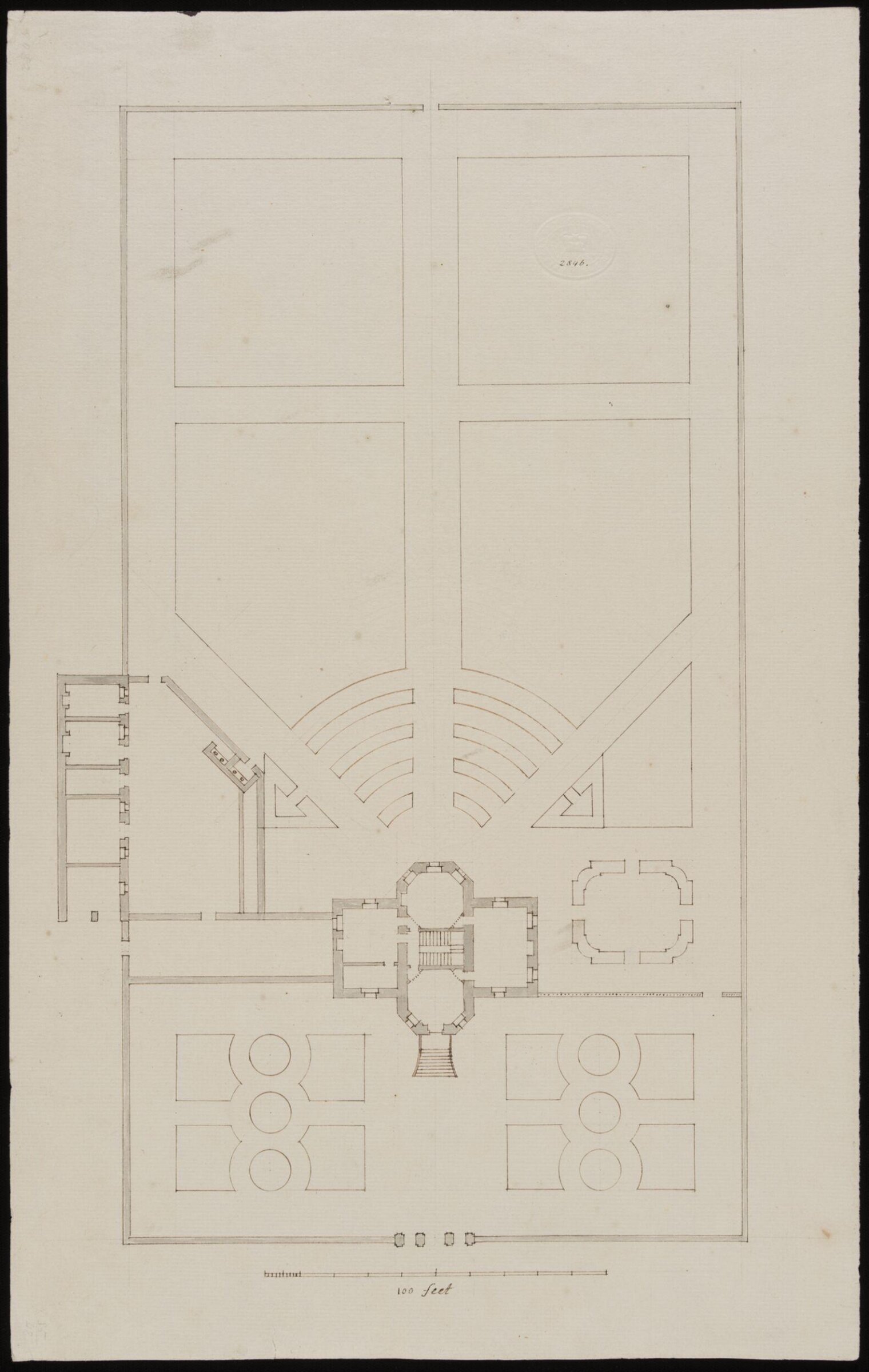 Drawing, William Chambers, c. 18th century