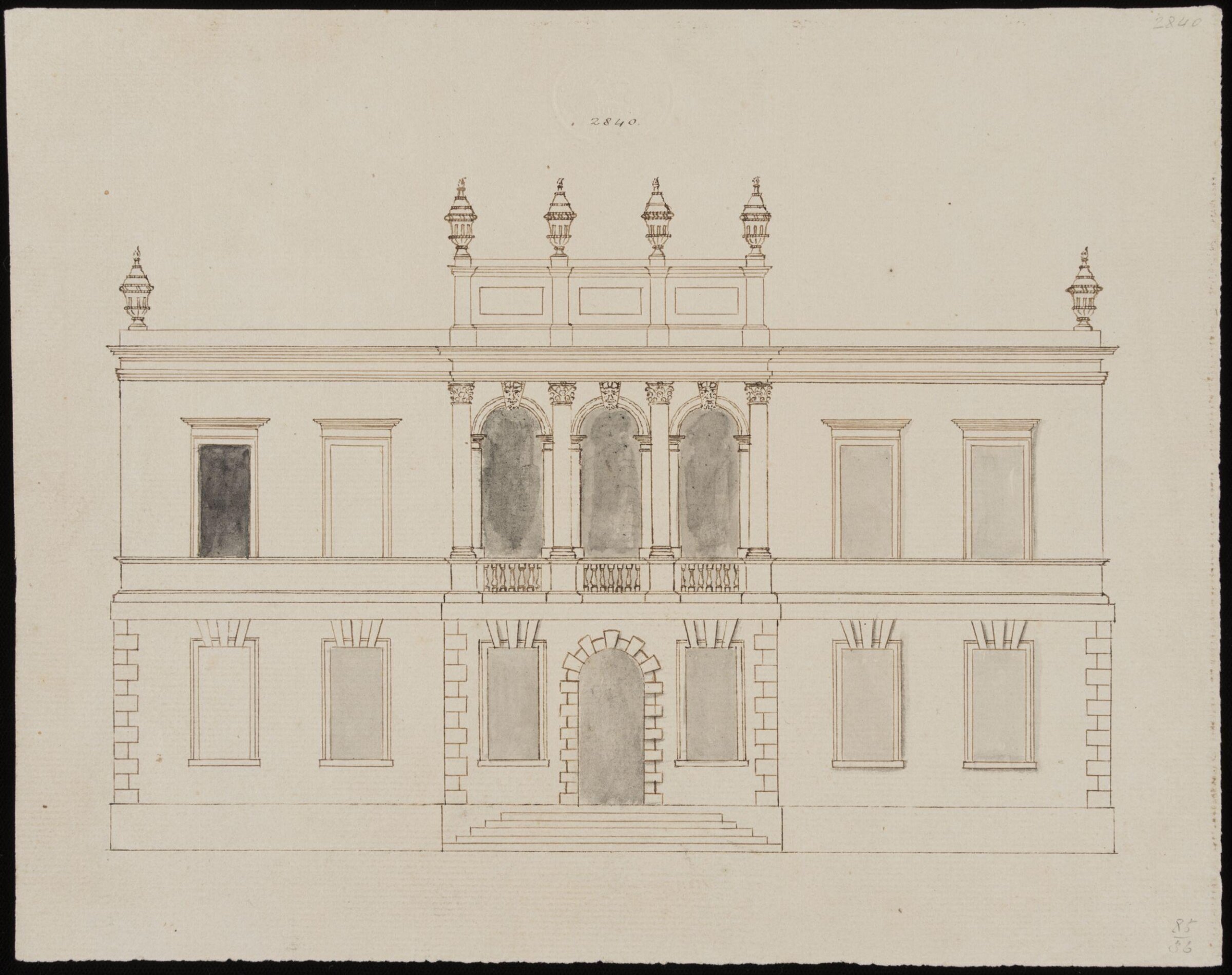 Drawing, William Chambers, c. 18th century