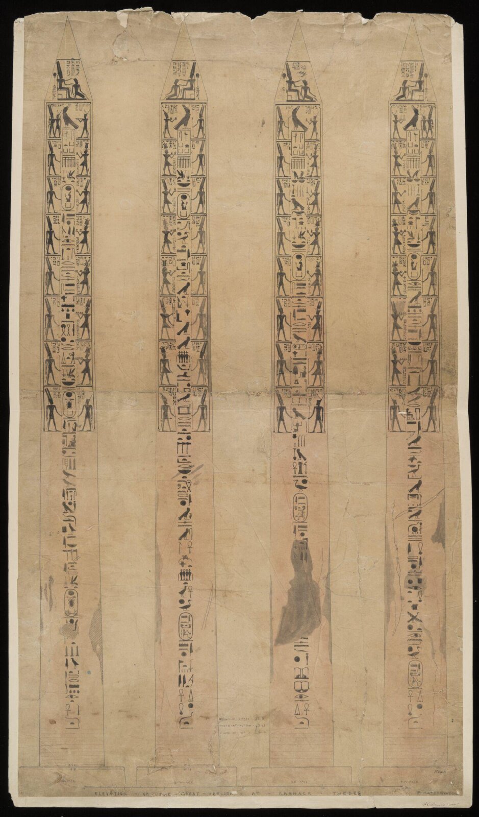 Drawing, Frederick Catherwood, c. 1833
