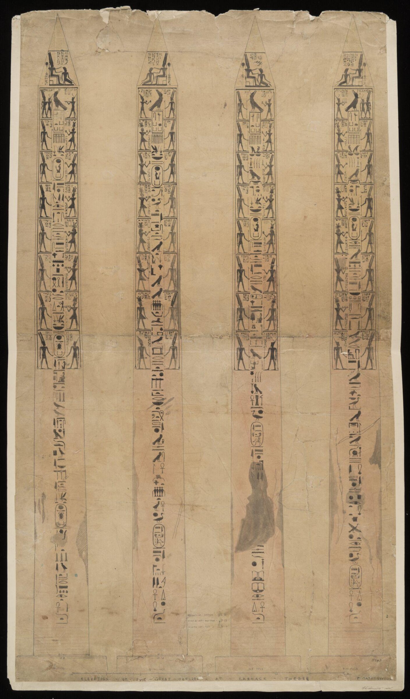 Drawing, Frederick Catherwood, c. 1833