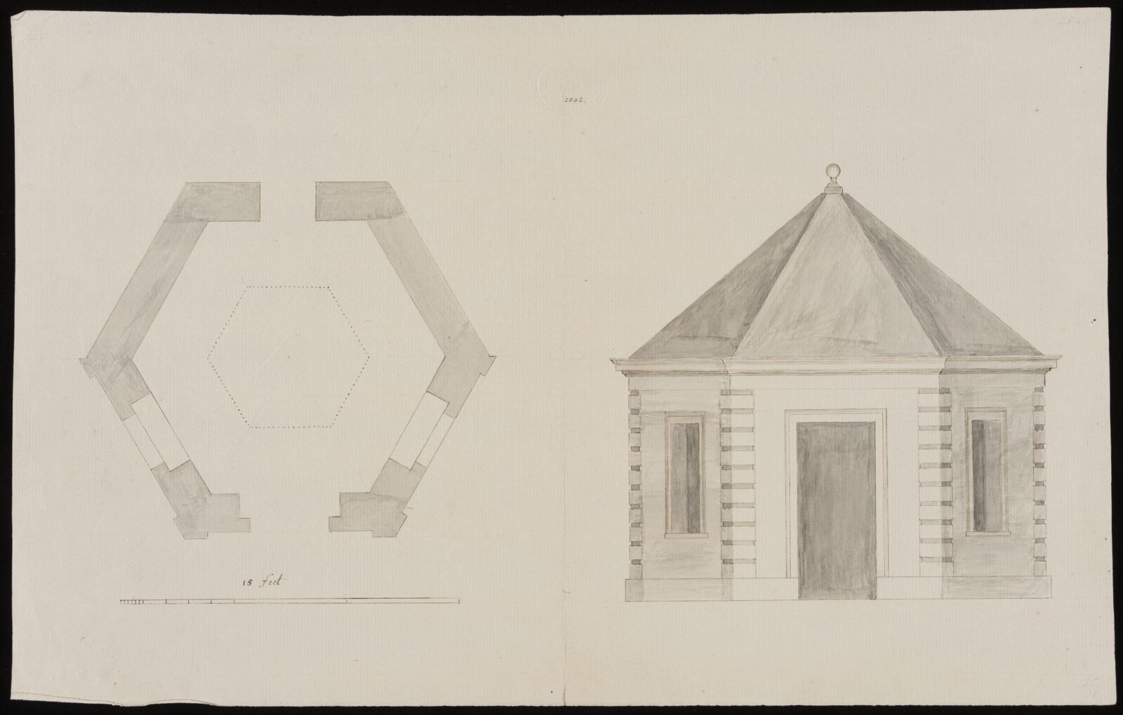 Drawing, William Chambers, c. 18th century