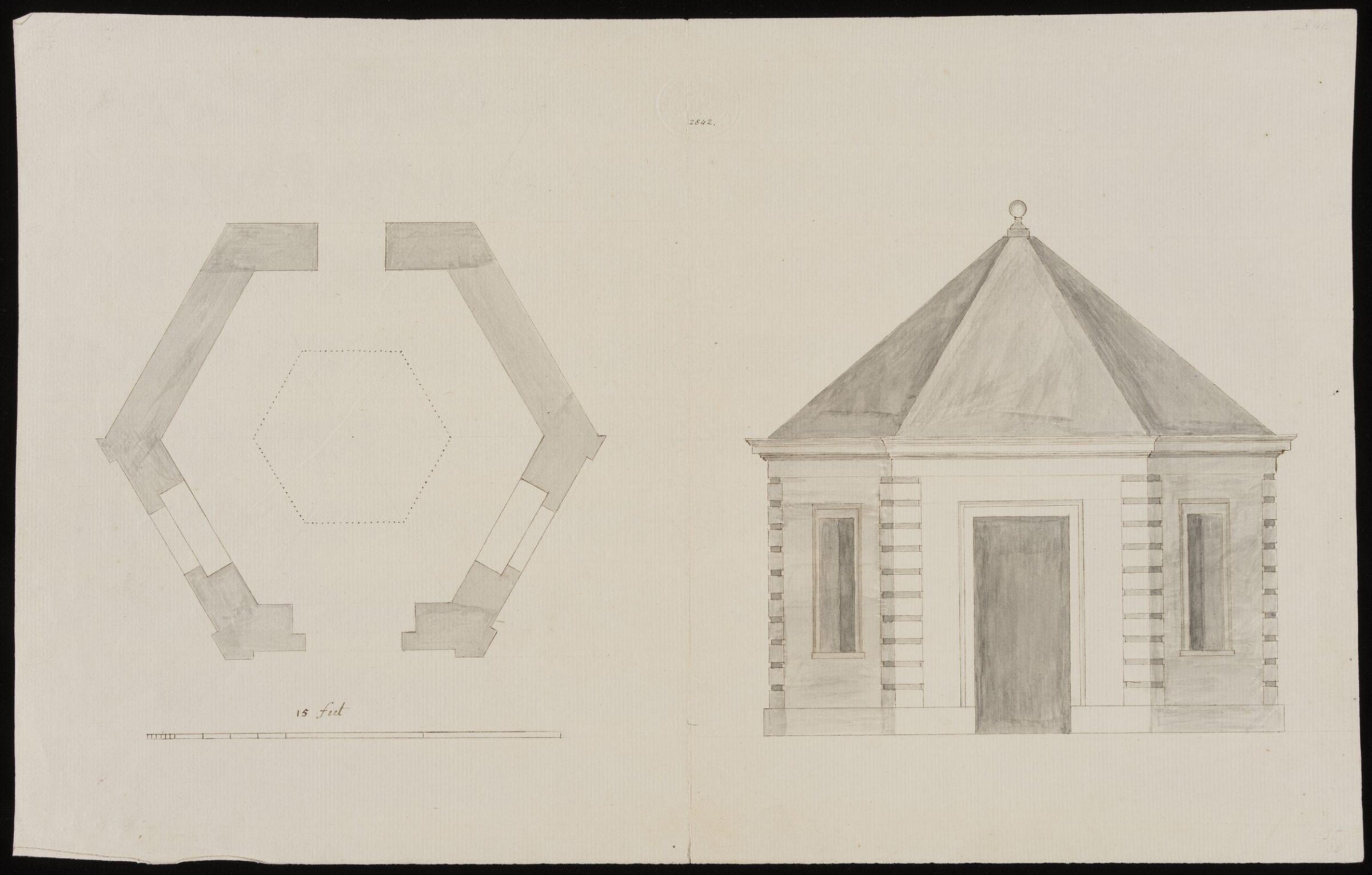 Drawing, William Chambers, c. 18th century