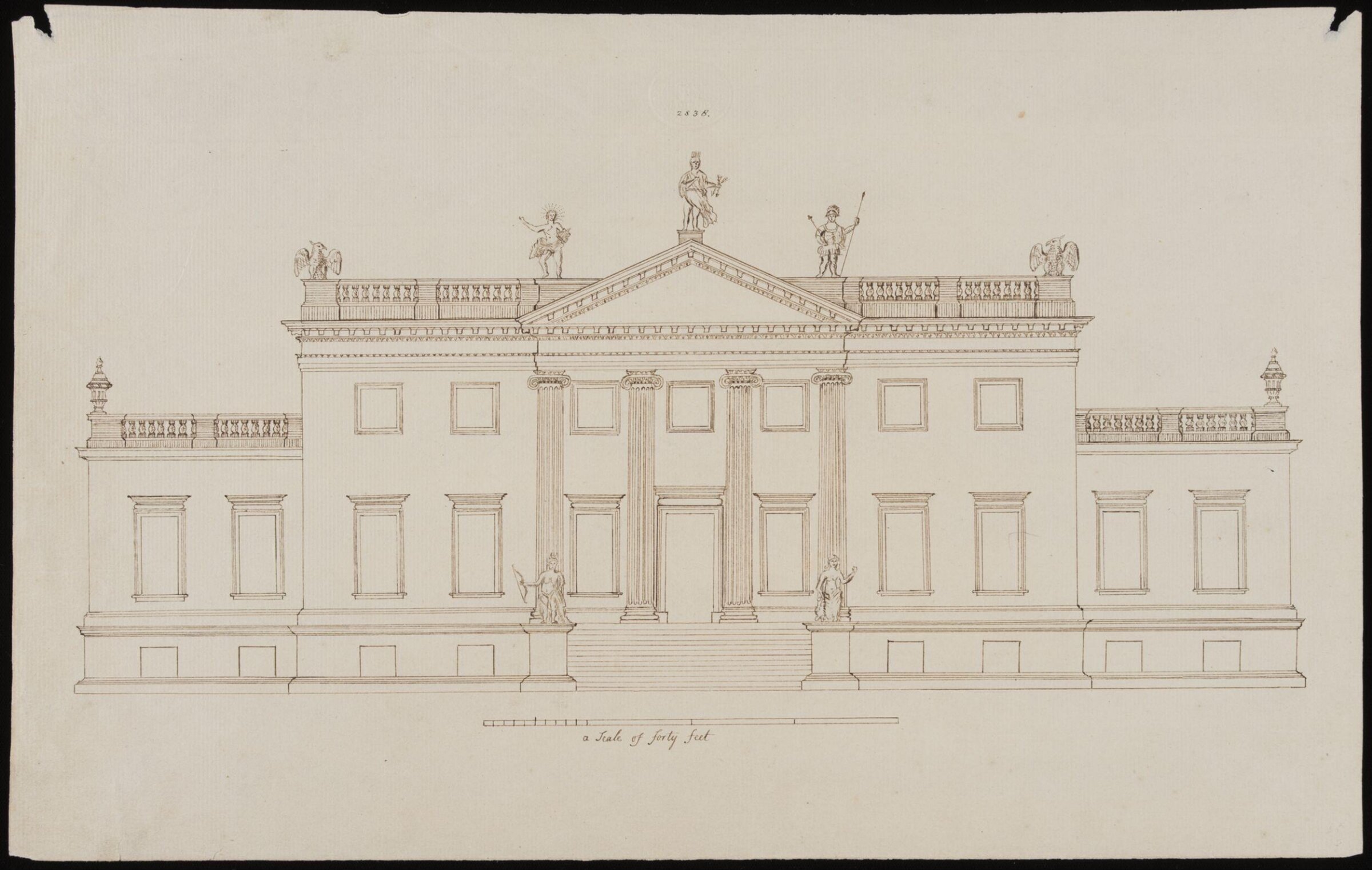 Drawing, William Chambers, c. 18th century
