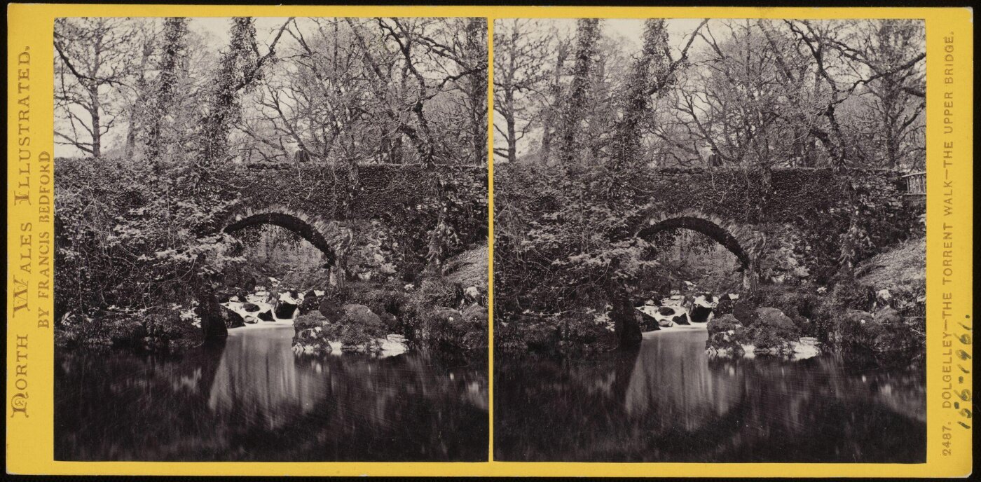 Francis Bedford, Dolgelley - The Torrent Walk, The Upper Bridge