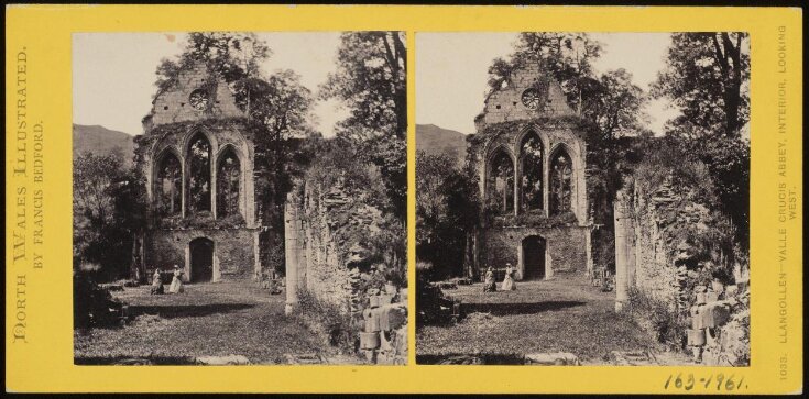 Llangollen - Valle Crucis Abbey, Interior, looking west top image