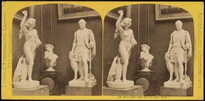 International Exhibition 1871, statuary fine art in the west gallery