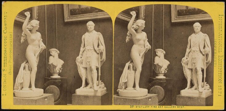 International Exhibition 1871, statuary fine art in the west gallery top image