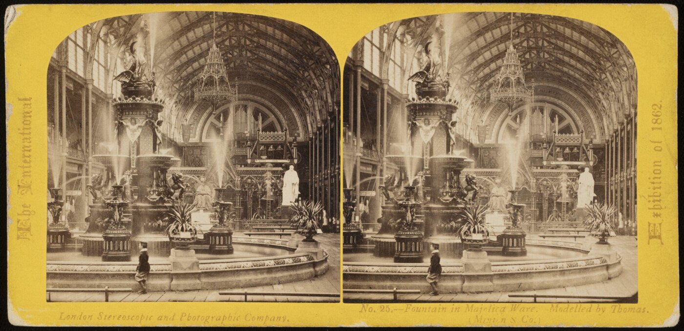 Unknown, Fountain in Majolica Ware at the 1862 Great Exhibition