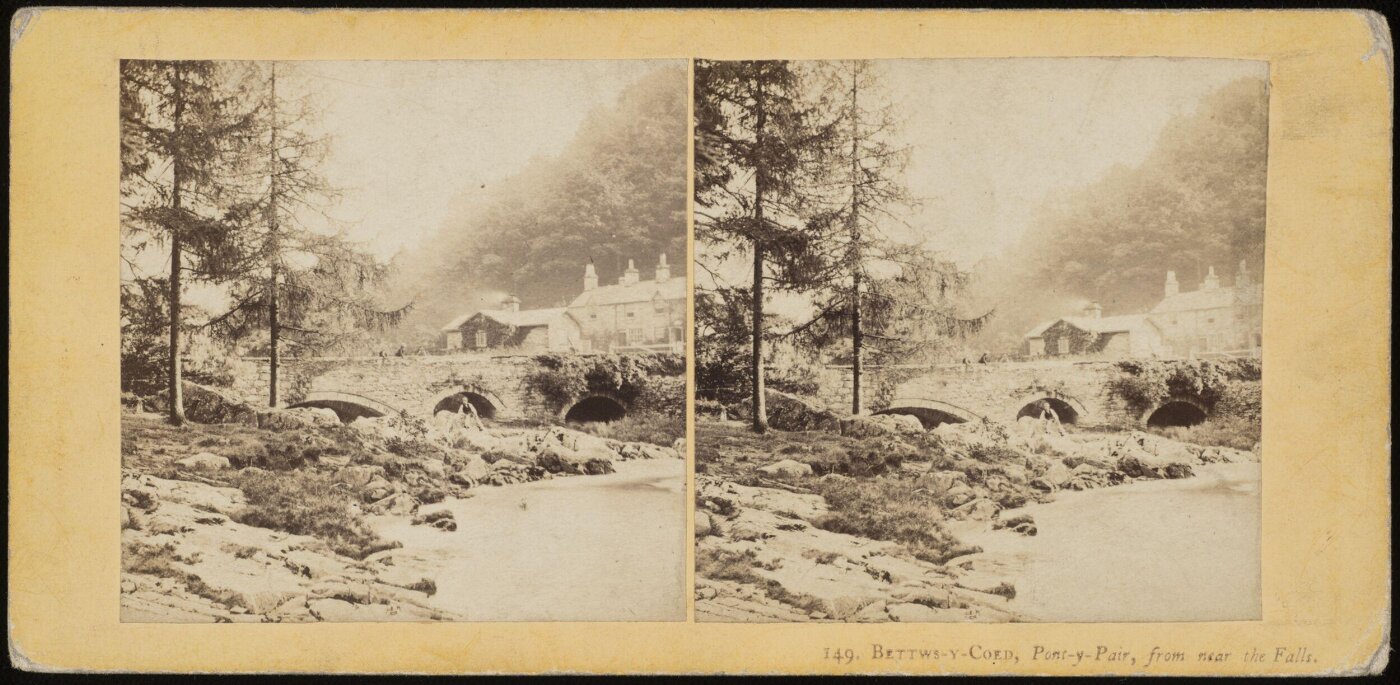 Francis Bedford, Bettws-y-Coed: Pont-y-Pair from near the falls