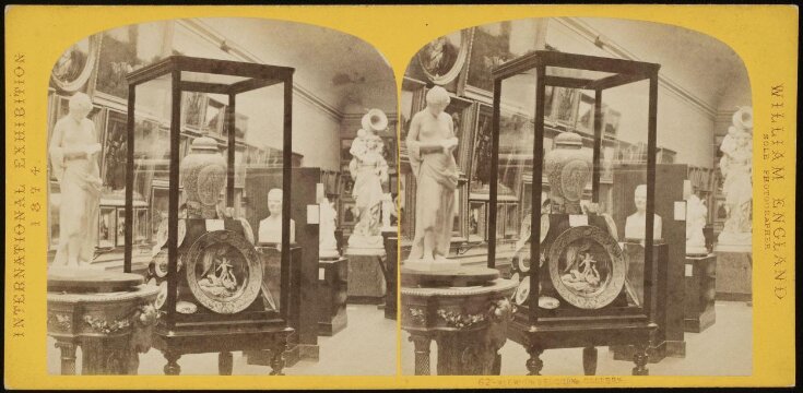 Stereoscopic photograph of exhibits at the International Exhibition of 1874 top image