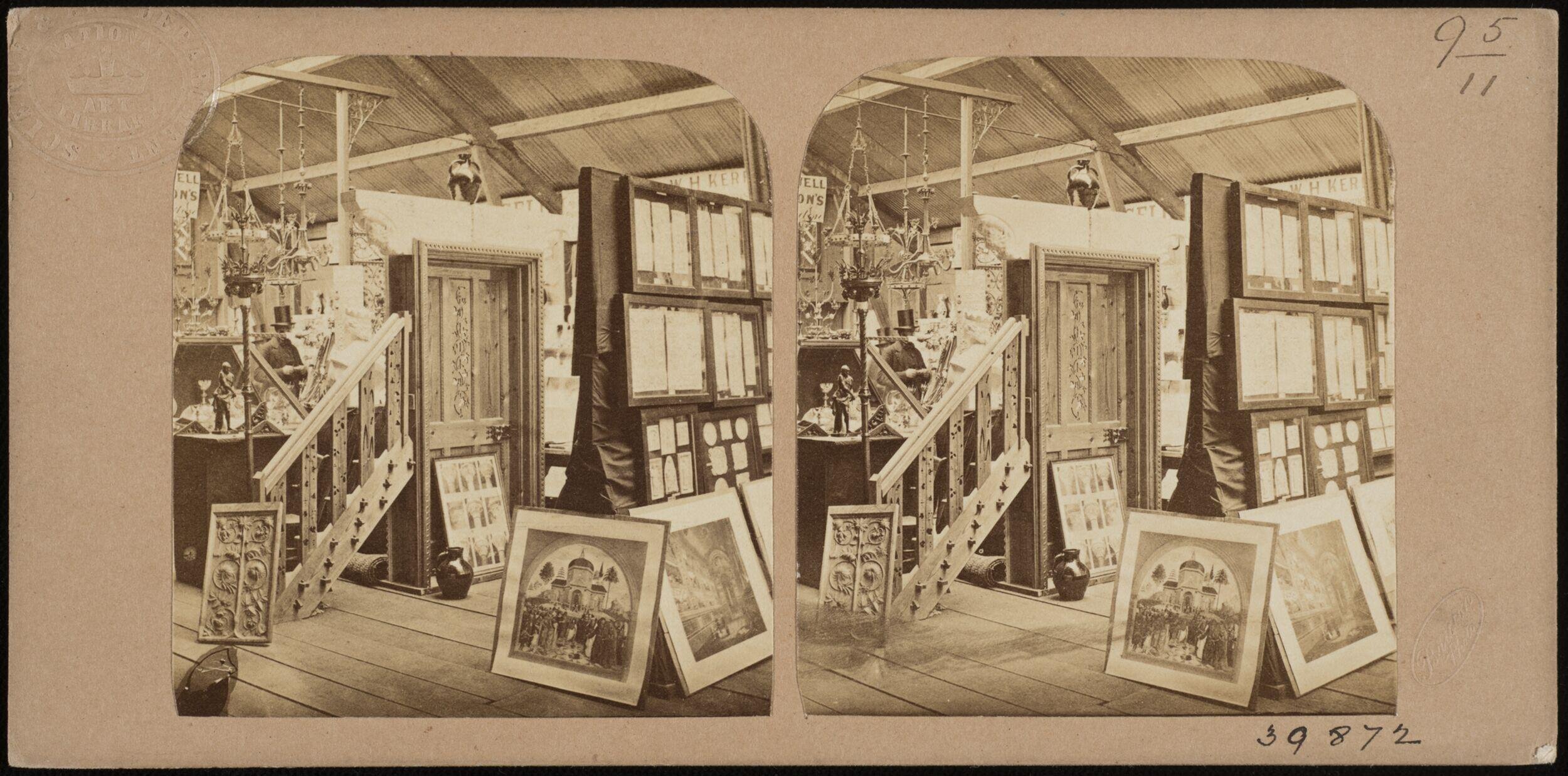 Interior of Arts Department from the Central Gallery of Drawing