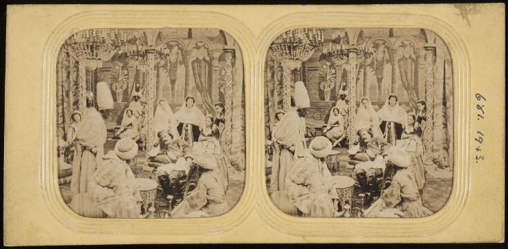 A harem setting: group scene in the 'Exotic' court top image