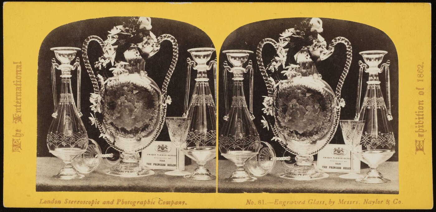 Unknown, Engraved glass, by Messrs. Naylor & Co. at the 1862 Great Exhibition