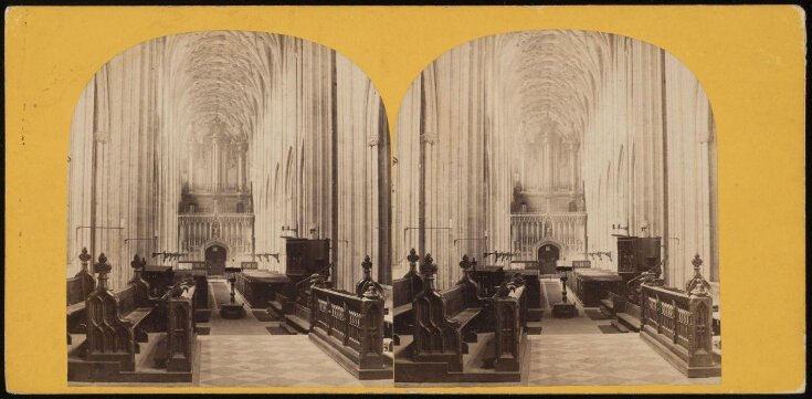 Stereoscopic photograph of Redcliff Church top image