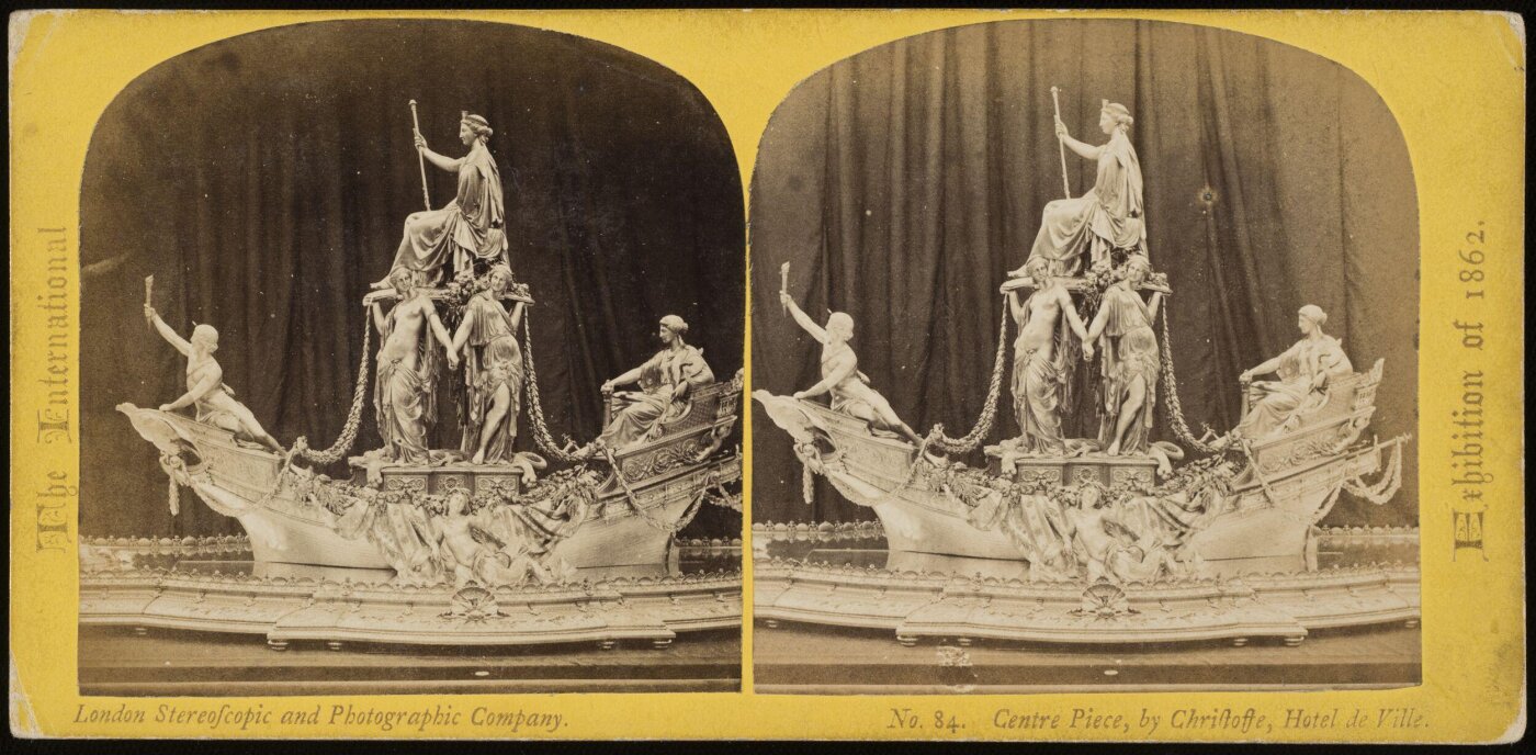 Unknown, Silverware centre piece by Christofle at the 1862 Great Exhibition