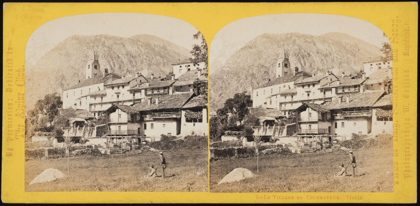 William England, La Village du Courmayeur, Italie