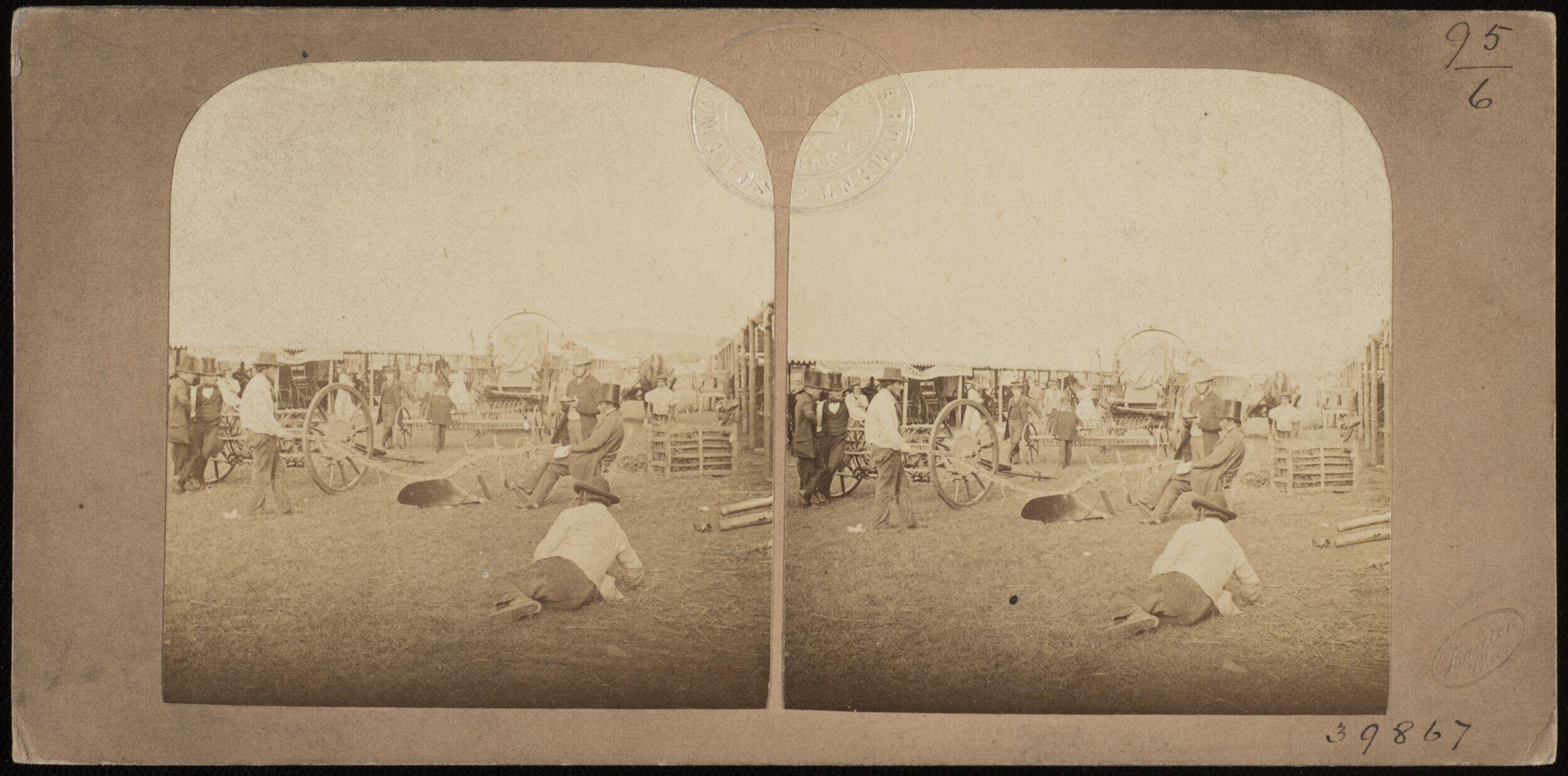 Implement Department, Plough in the Foreground