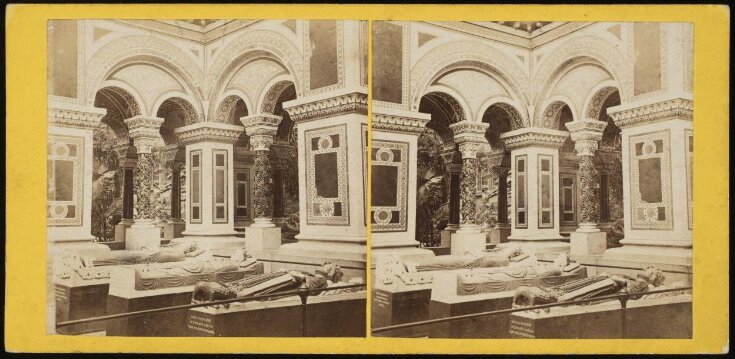 Stereograph of the Byzantine Court at Crystal Palace top image
