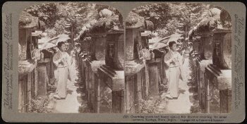 Counting the stone lanterns at Nara