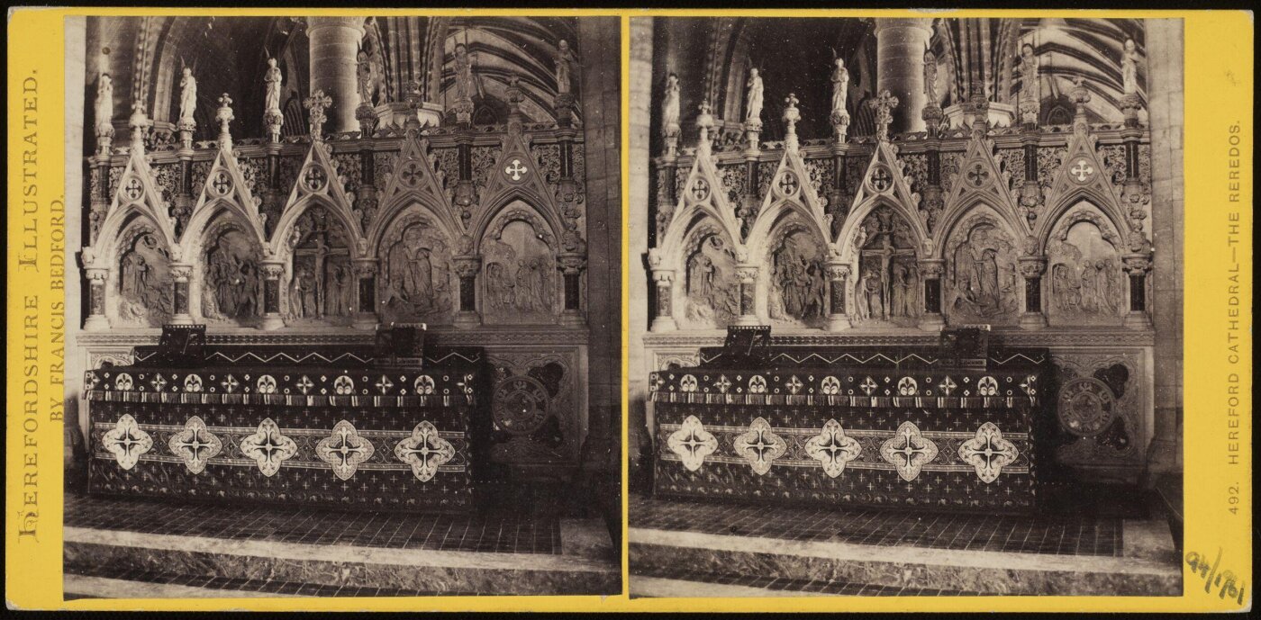 Francis Bedford, Hereford Cathedral - The Reredos