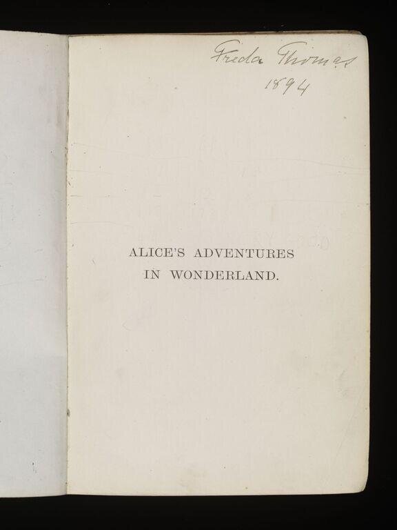 Alice’s Adventures in Wonderland