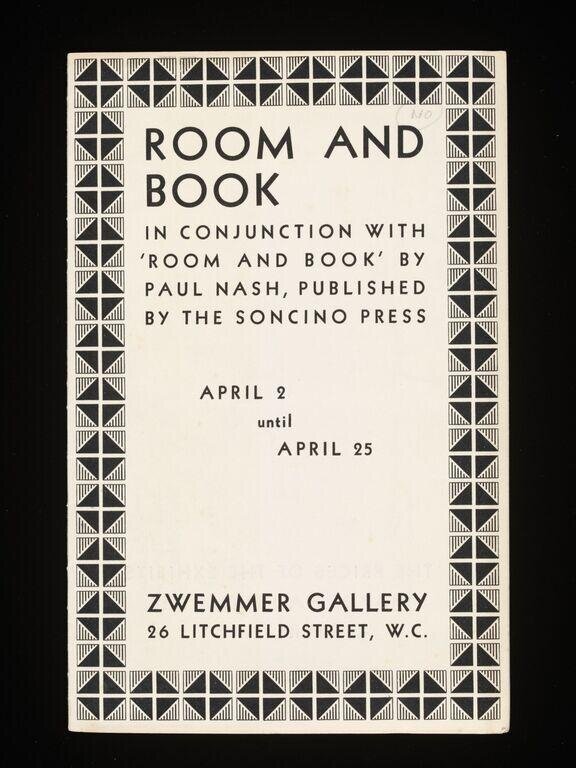 Room and book : in conjuction with `Room and book' by Paul Nash