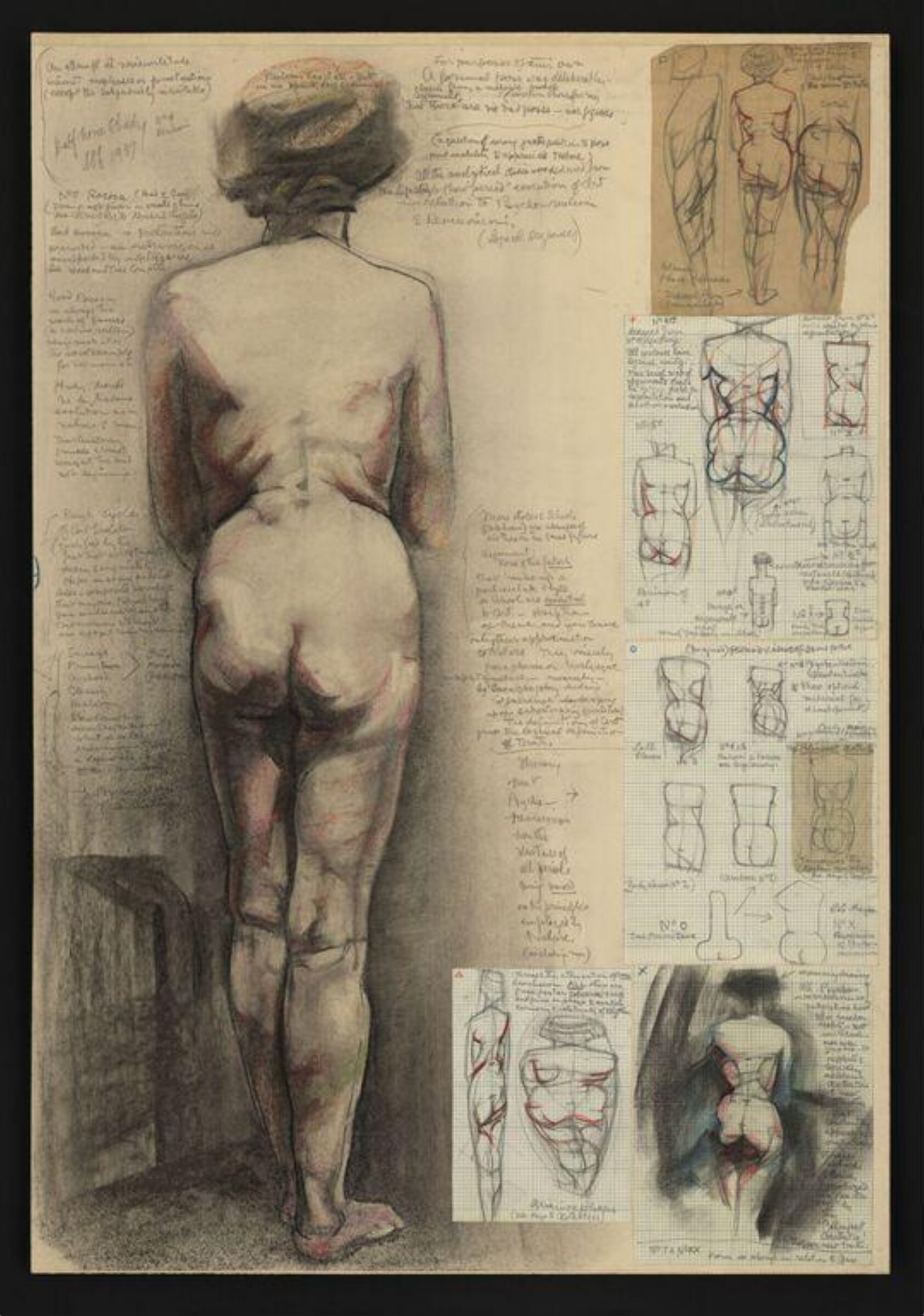 Study of a female nude, Austin Osman Spare, ca.1930-40