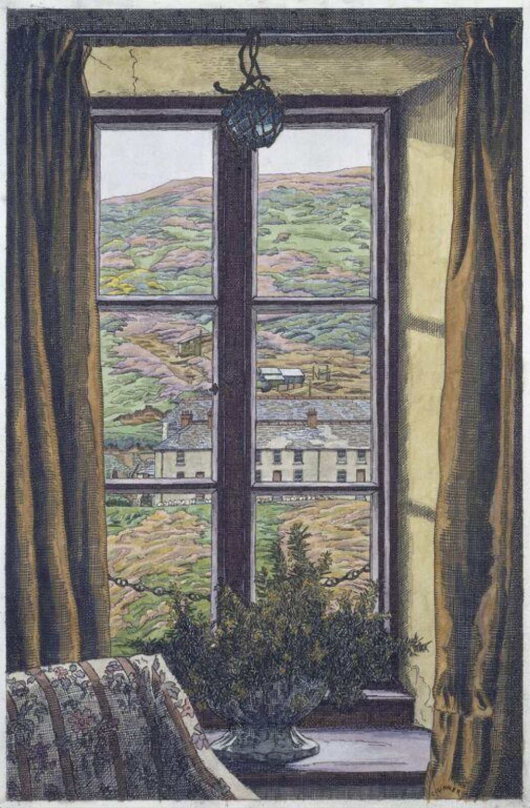 Through a Cornish Window, Charles Ginner, ca. early 20th century