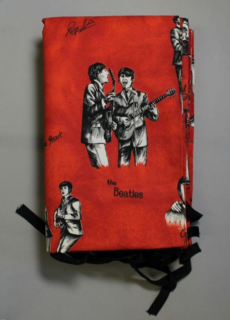 Beatles wall hanging, from the premiere of A Hard Days Night  image