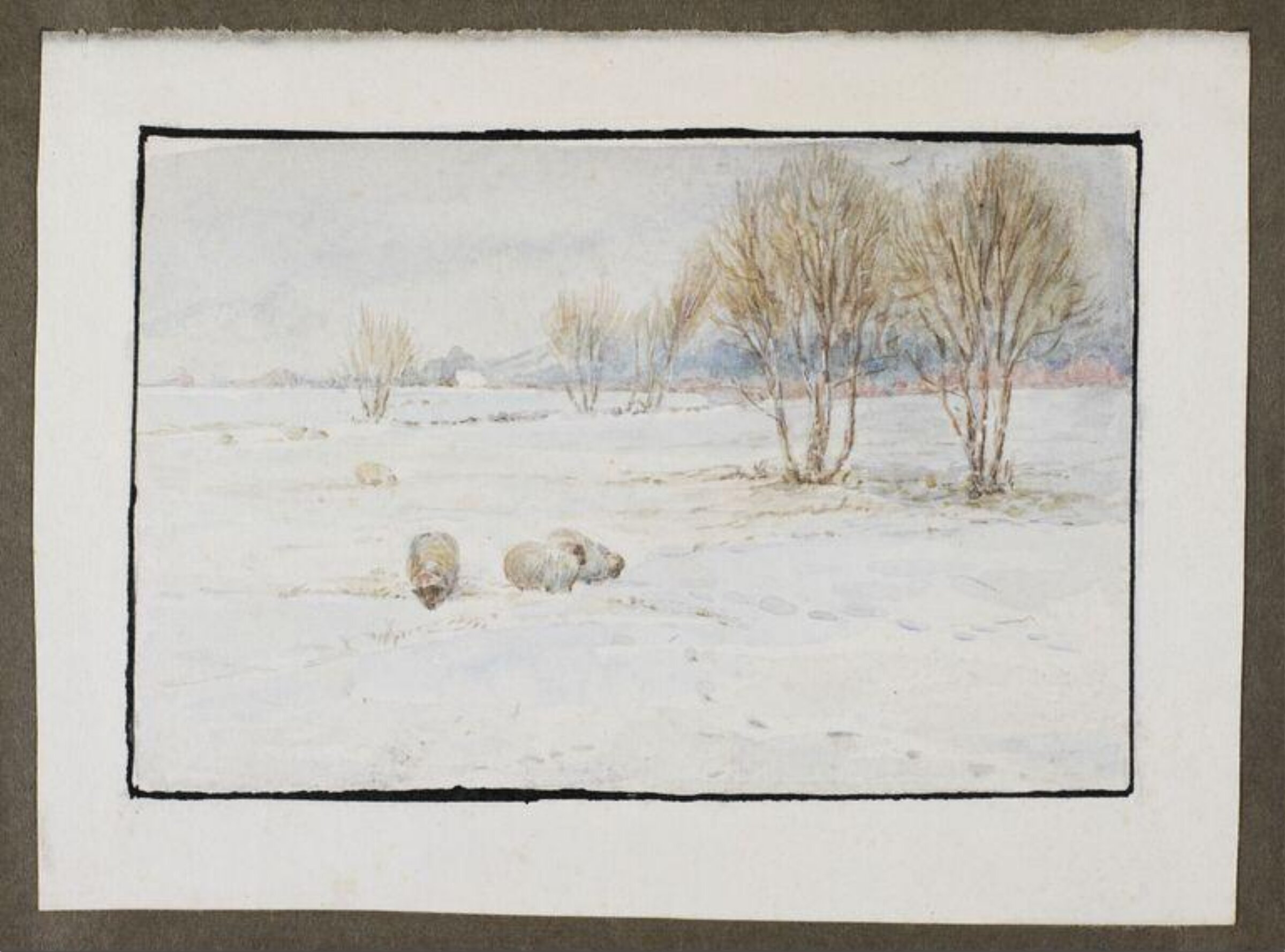 Watercolour, Beatrix Potter, late 19th century - early 20th century