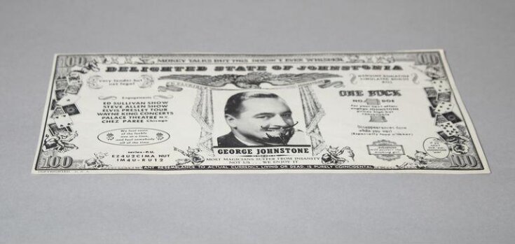 Magician's 'publicity banknote' top image